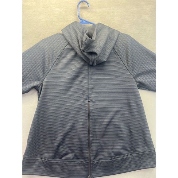 Champion Duo Dry Zip Hoodie Womens Small Gray Pink Back Zip Excellent V9504M - Picture 3 of 15